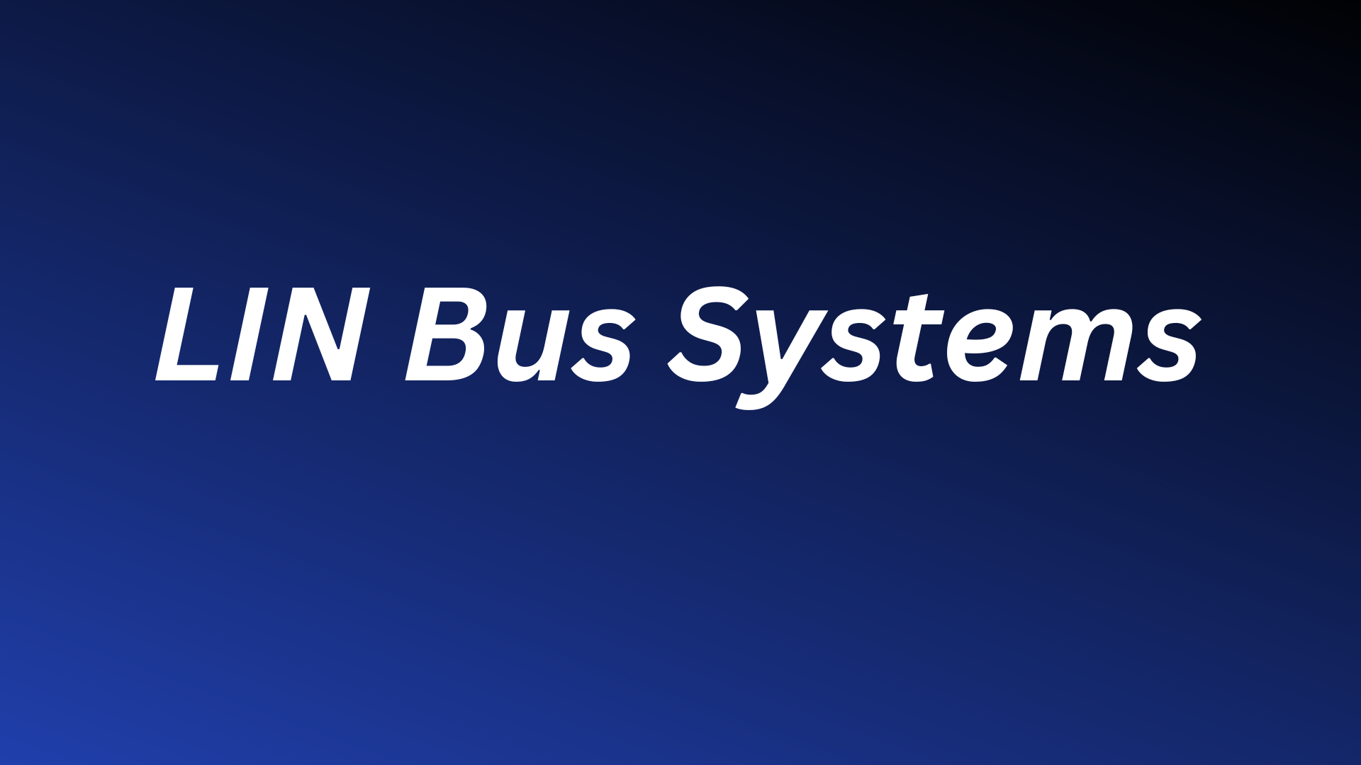 Read more about the article Lin Bus Systems: The best Industrial Technology Protocol?