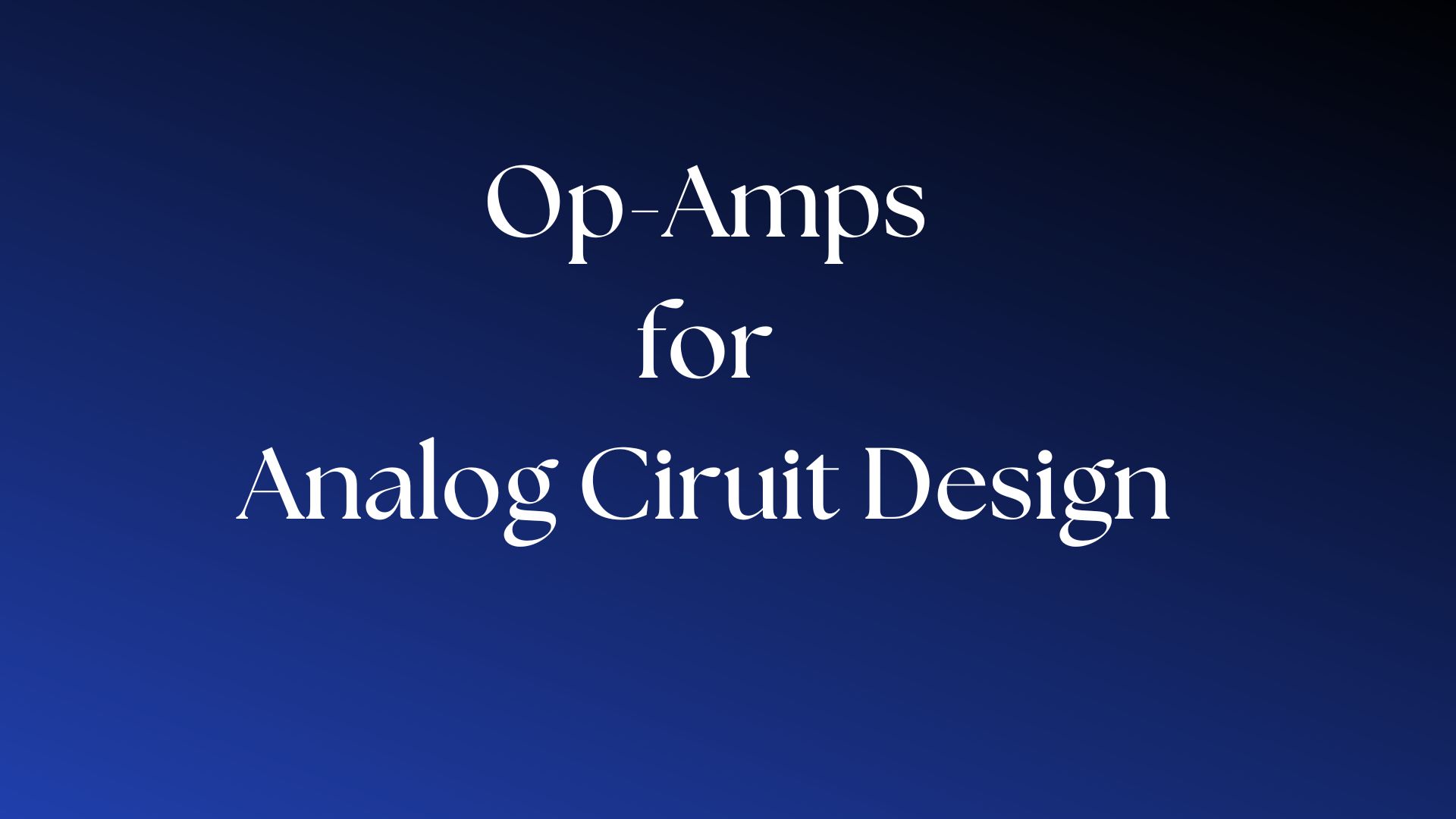 Read more about the article Op-Amps: A Cool Device for Great Design