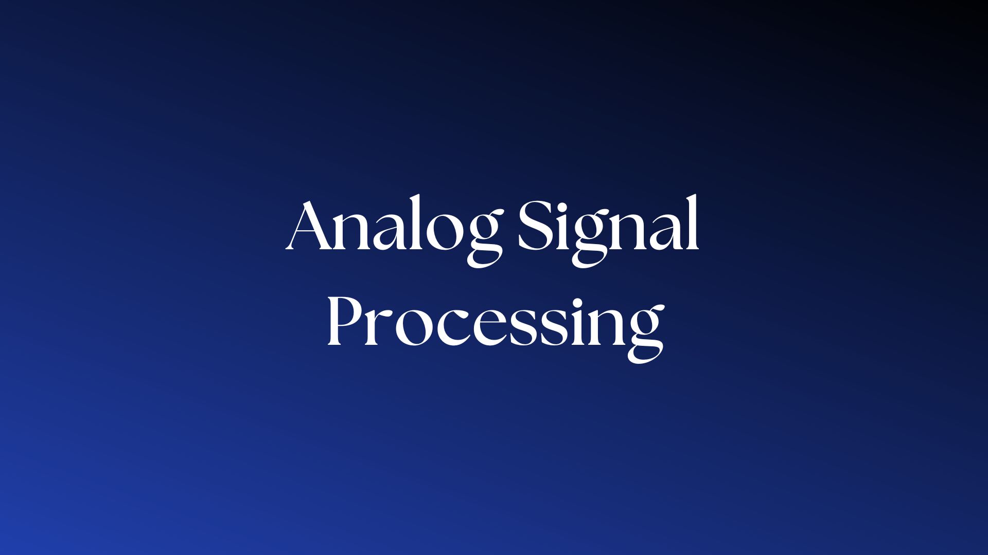 Read more about the article How are Analog Signals Important?