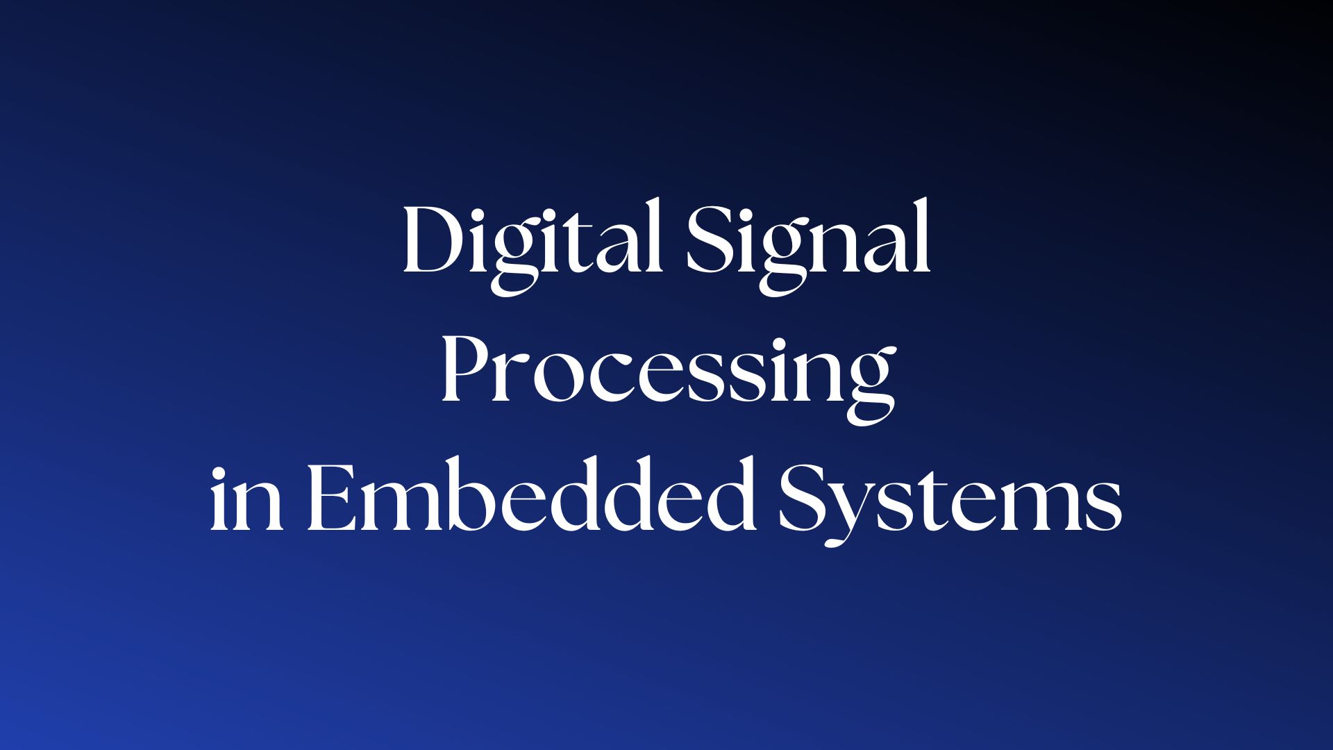 Read more about the article Digital Signals Processing is Amazing!