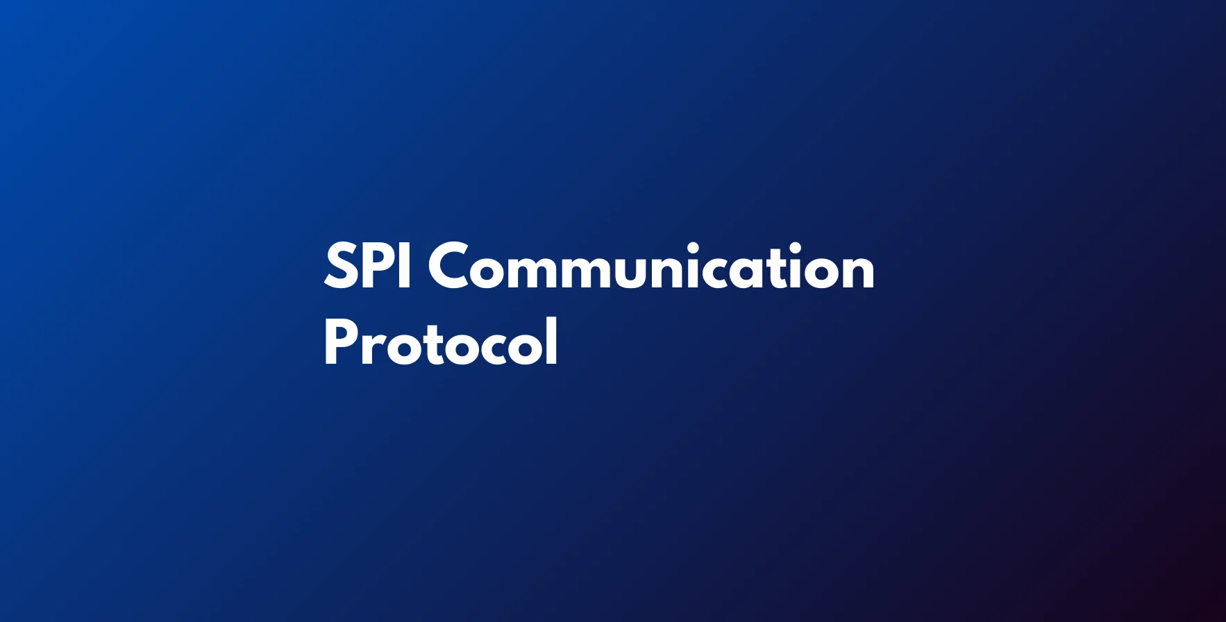 You are currently viewing Exploring SPI: A Guide to Serial Peripheral Interface