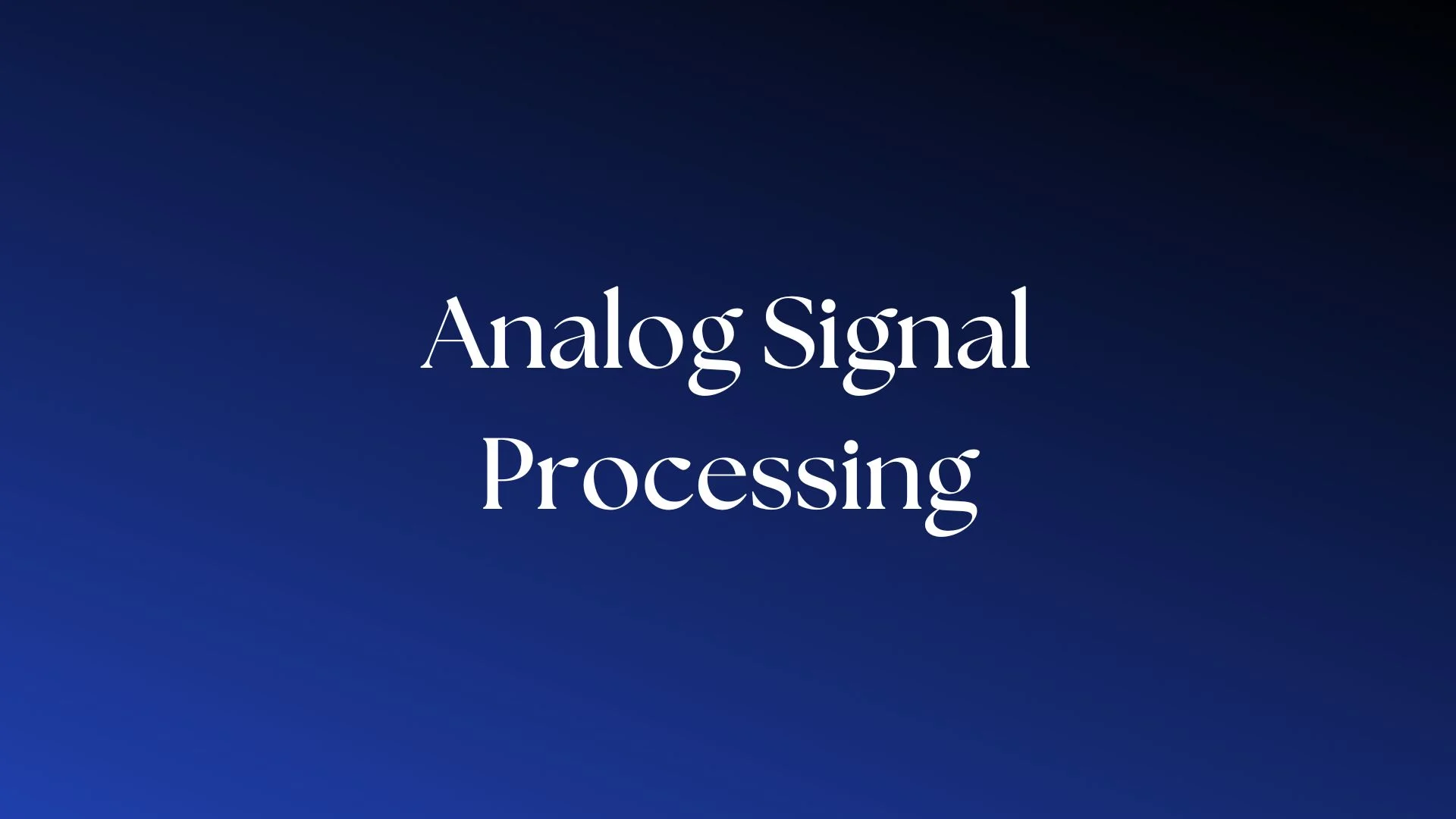 You are currently viewing How are Analog Signals Important?