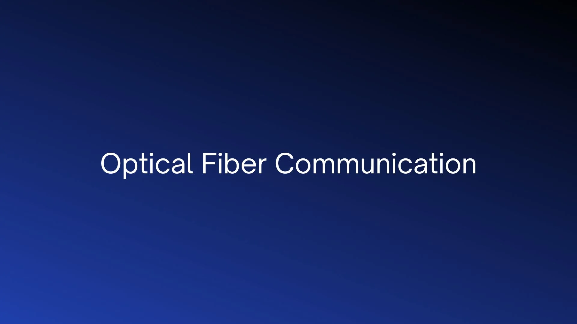 You are currently viewing Is Optical Fiber Communication the Future of Information?